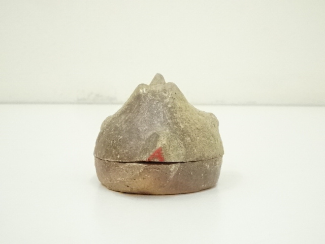 道具 ] - 道具 信楽焼 高橋楽斎造 タヌキ朱肉池（共箱） | ネット